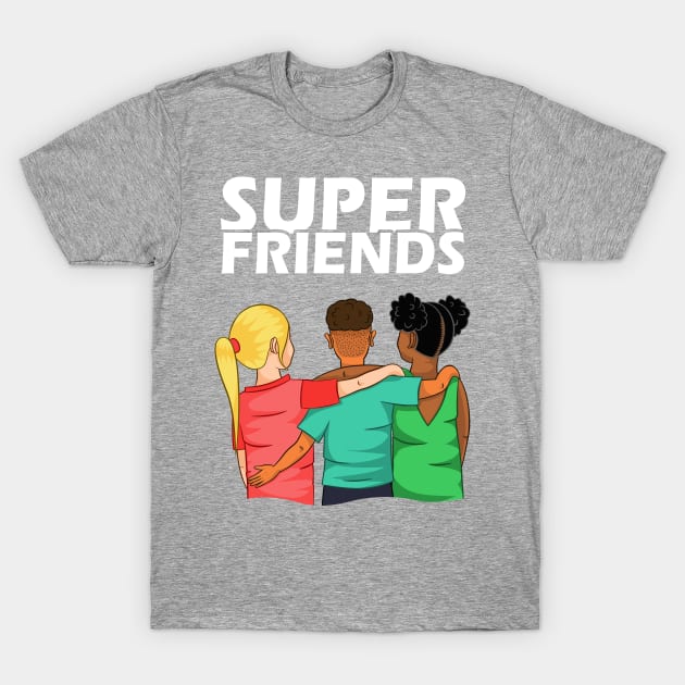 Black Lives Matter Unity Super Friends T-Shirt by MFK_Clothes